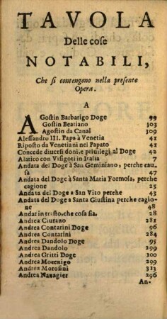Le cose notabili et maravigliose di citta di Venetia