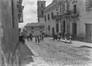 Potosi, Straßenszene (Bolivienreisen Schmieder 1924-1925)