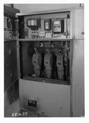 Industrie-Kraftwerk. Betriebsschaden durch eine Katze : Lauta (Niederlausitz). Industrie-Kraftwerk. Betriebsschaden durch eine Katze