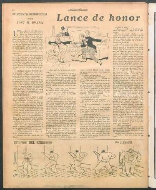Lance de honor : El cuento humorístico