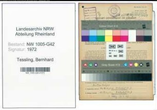 Entnazifizierung Bernhard Tessling , geb. 01.01.1900 (Schneider)