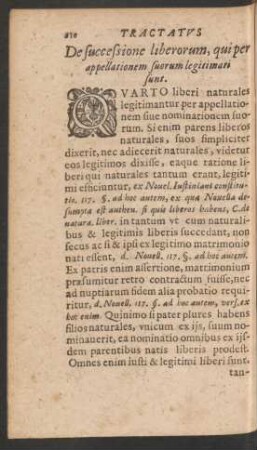 De successione liberorum, qui per appellationem suorum legitimati sunt.