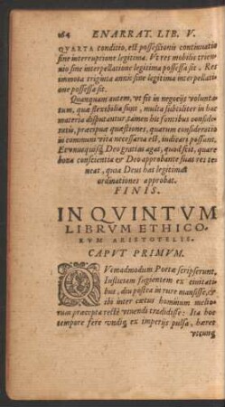 In Quintum Librum Ethicorum Aristotelis.