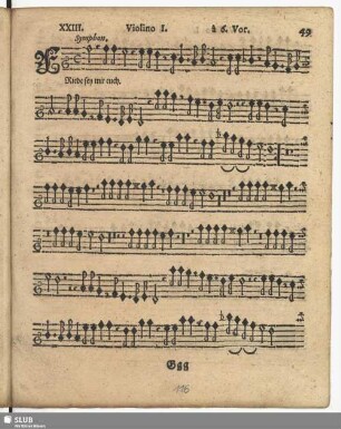XXIII. Friede sey mit euch