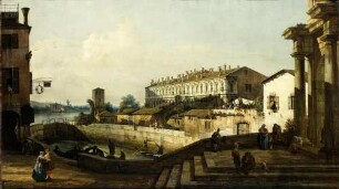 Capriccio mit der Schleuse von Dolo