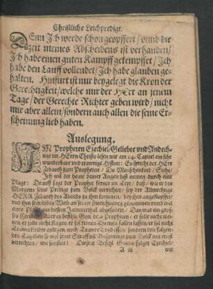 Auslegung.