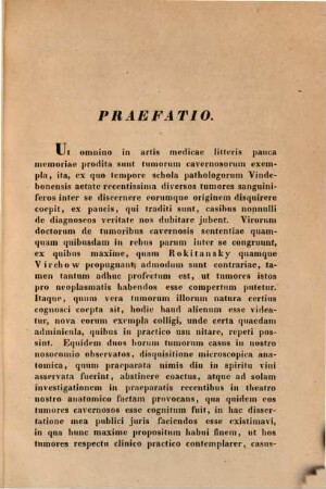 De tumore cavernoso : (Diss. inaug.)