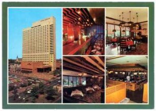Hotel Merkur Leipzig: Hotelansicht; Club Merkur; Restaurant Milano; Restaurant Arabeske; Restaurant Sakura