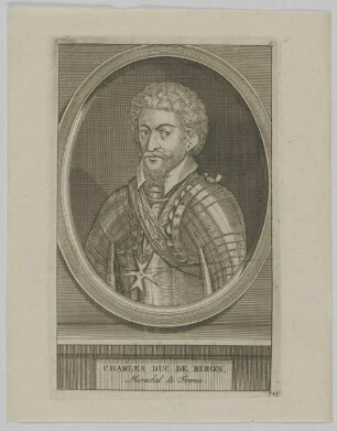 Bildnis des Charles Duc de Biron