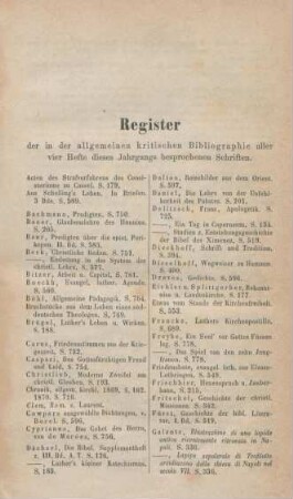 I-III Register