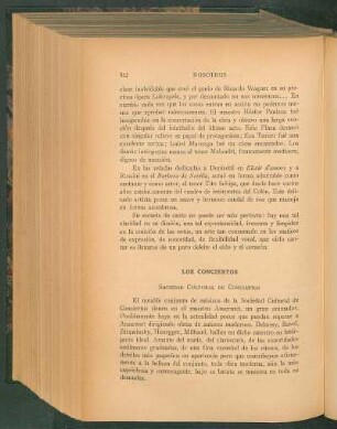 Los conciertos