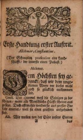Talander's liebenswürdige Europäerinn Constantine