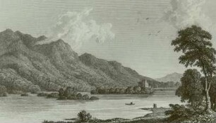 Lower Lake of Killarney Ross Castle and Islandoy