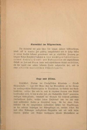 Lage und Klima.