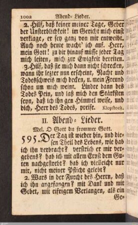 Abend-Lieder.