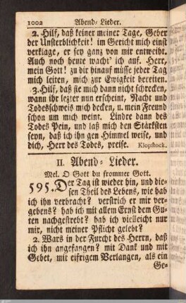 Abend-Lieder.
