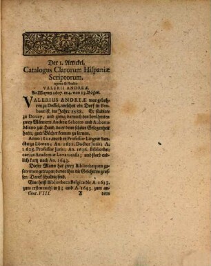 Hamburgische Bibliotheca historica, der studierenden Jugend zum Besten zusammengetragen. 8, 8. 1720
