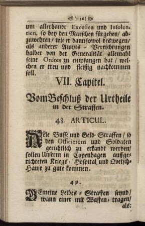 VII. Capitel.