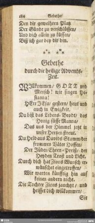 [Gebete durch das Kirchenjahr]