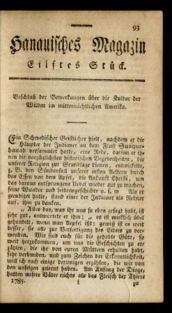 Eilftes Stück