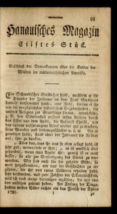 Eilftes Stück