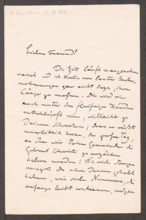Brief an Friedrich Spitta : 22.11.1894