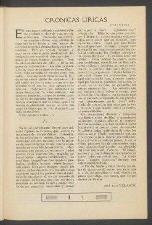Crónicas líricas : Subjectiva