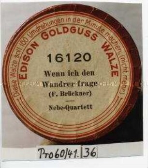 Edison-Goldguss-Walze 16120
