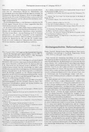 678-679 [Rezension] Emme, Dietrich, Martin Luthers Weg ins Kloster