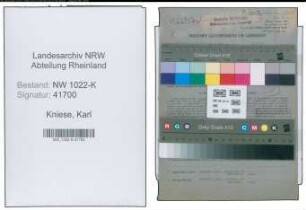 Entnazifizierung Karl Kniese , geb. 03.12.1894 (Bahnbeamter)