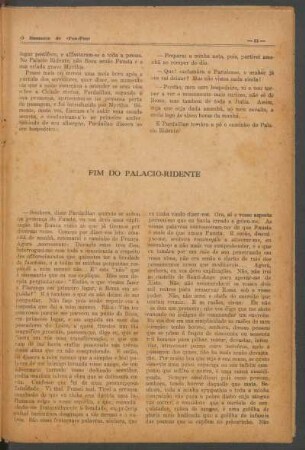 Fim do Palácio-Ridente