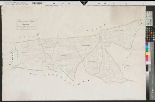 Rüthen (Rüthen) Katasterkarte, Flur 3 1833 1 : 2500 71 x 102 kol. Zeichnung, Kopie kopiert: Dickmann KSA Nr. 707