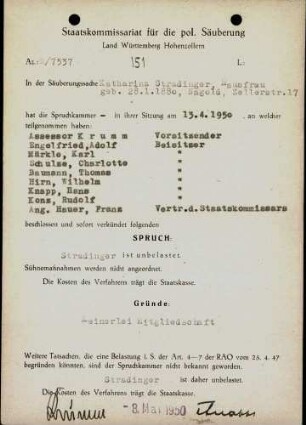 Stradinger, Katharina