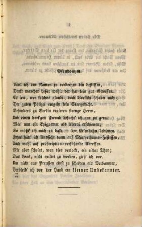 Epigramme und Sinnsprüche eines Unparteiischen