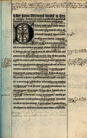 Textus Meteororum Aristotelis