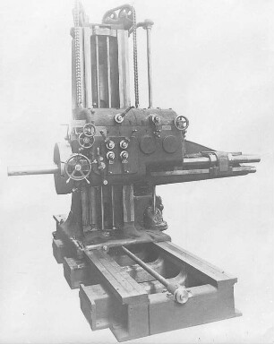 Horizontal-Bohr- und Fräsmaschinen (Defries) : Technikgeschichte | Maschinenbau | Werkzeuge und Werkzeugmaschinen | Bohr-Fräs-und Stoßmaschinen