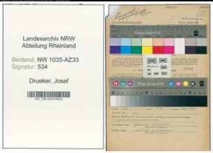 Entnazifizierung Josef Drueker , geb. 23.08.1901 (Bergmann)
