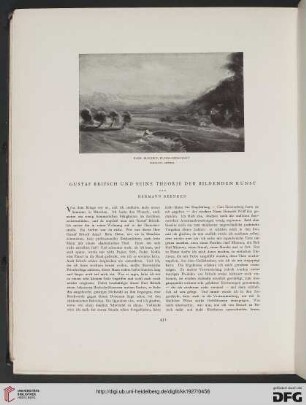 Gustaf Britsch und seine Theorie der Bildenden Kunst