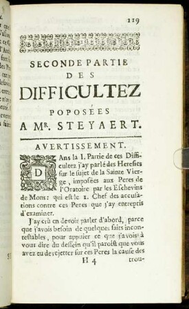 Seconde Partie Des Difficultez
