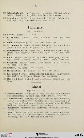 Möbel (Nr. 319-336)