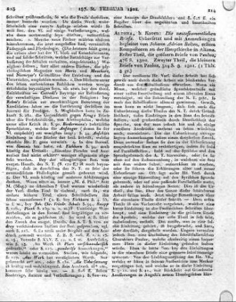 Altona, b. Kaven: Die neutestamentlichen Briefe. Uebersetzt und mit Anmerkungen begleitet von Johann Adrian Bolten, erstem Kompastoren an der Hauptkirche in Altona. Erster Theil, die grössern Briefe von Paulus, 476 S. 1800. Zweyter Theil, die kleinern Briefe von Paulus, 314 S. 8. 1801.