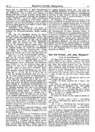 Aus dem Roman : die arme Margaret