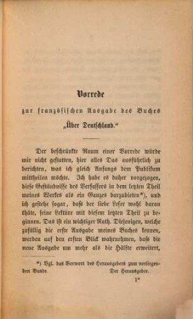 Heinrich Heine's sämmtliche Werke : rechtmäßige Original-Ausgabe. 5, Über Deutschland ; 1