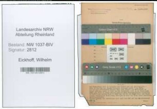 Entnazifizierung Wilhelm Eickhoff , geb. 26.04.1909 (Arzt)