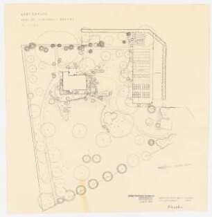 Garten Frau Dr. Klavehn-Berndt, Berlin: Lageplan 1:200