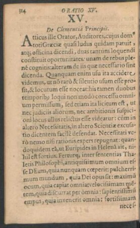 Oratio XV.
