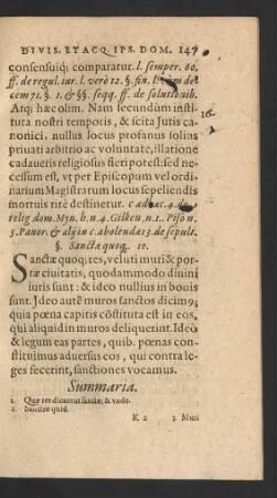 §. Sanctae quoq[ue]. 10.