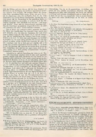 454-455 [Rezension] Luther, Martin, Ausgewählte deutsche Schriften