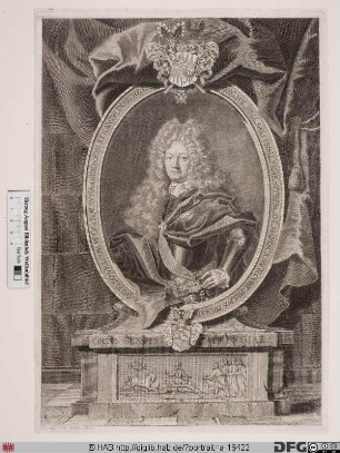 Bildnis August Ferdinand Pflug(k) (1705 Reichsgraf von)