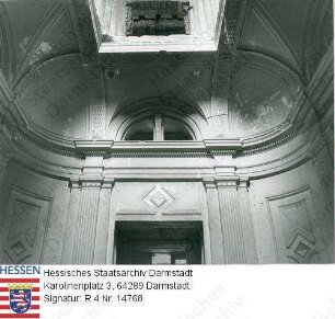 Darmstadt, Ausbau des ehemaligen Mollertheaters zum Haus der Geschichte / Historischer Bereich, Innenaufnahme
